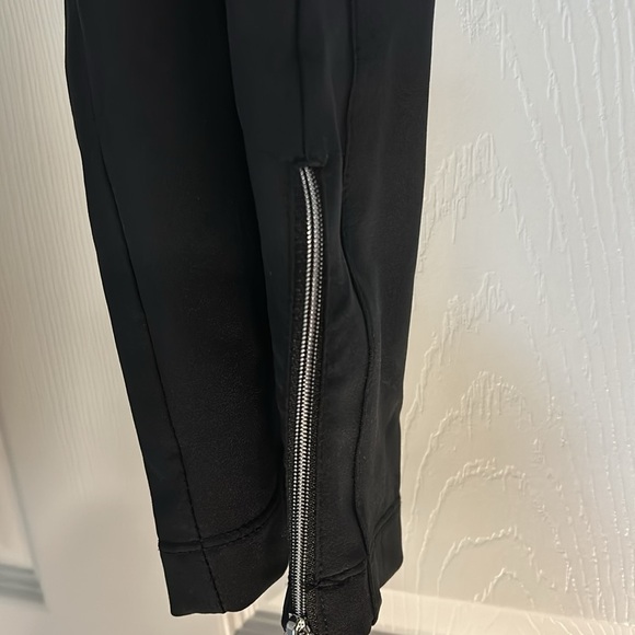360 by tail trousers with zipper at ankle black size 10 - Picture 2 of 3